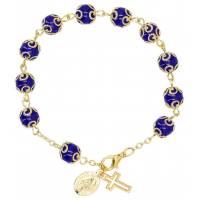 Armband-tientje Assortiment kleuren Ketting verguld 