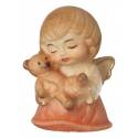 Engel met teddybeer - 4 cm gekleurd 