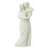 Couple 20 cm - résine blanche