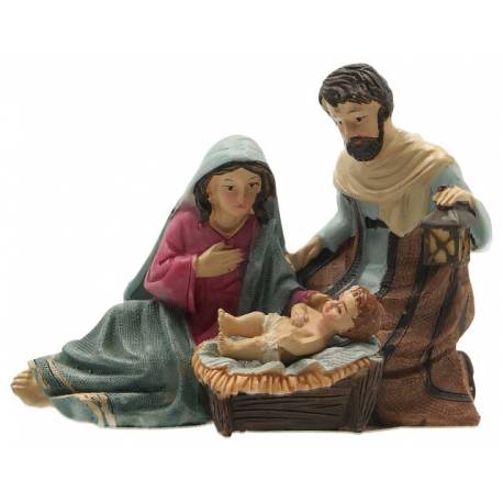 Nativité colorée de 10 cm