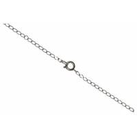 Ketting 45 Cm Metaal + Rhodium 