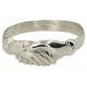 Bague Sainte Rita argent rhodié