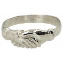 Bague Sainte Rita argent rhodié