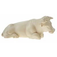 Houtsnijwerk Os voor kerstfiguren van 17 cm / Nat-Goud 