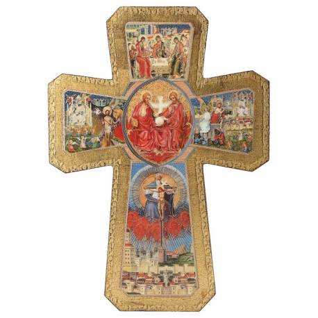 Byzantijns kruisbeeld 26 X 19 cm 