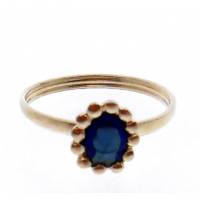 Bague Emaillee Perlee Vierge