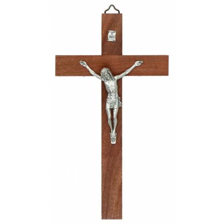 Kruisbeeld - 20 cm - Hout Lichtbruin 
