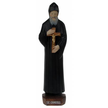 Statue St Charbel - 28 cm