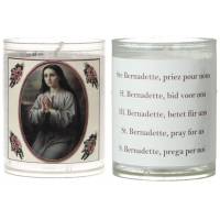 Kaars 36 u - H Bernadette - tekst 5 talen 