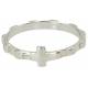 Bague dizainier argent rhodié taille 55