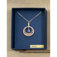 Ketting met houten hanger 