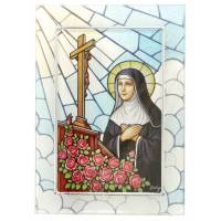 Cadre en verre Sainte Rita 10x14 cm