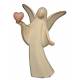Houtsnijwerk Engel Met Rood Hart 8 Cm Alabaster 