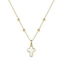 Collier en plaqué or avec croix