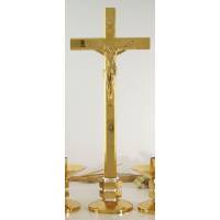 Croix Sur Base H 50 Cm Bi-Couleur