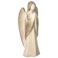 Houtsnijwerk Bidden engel 7 cm hout kleur 