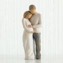 Statuette Willow Tree : Couple Attendant Bébé 21.5 Cm - Home