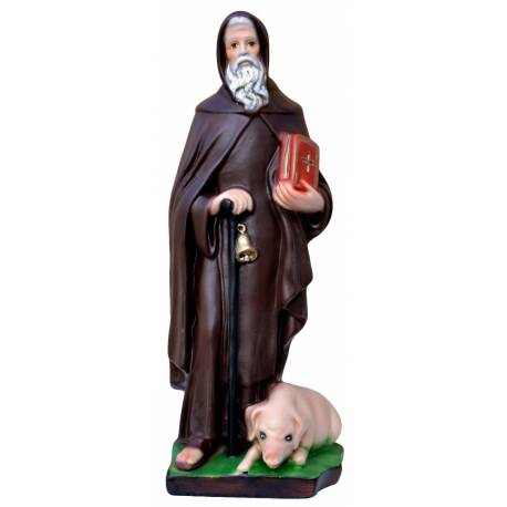 Statue Saint Antoine Abate 30 cm en résine