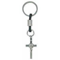 Porte-Clefs - Croix St Benoît - Acier