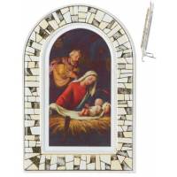 Glasraam - 8.5 X 13.5 cm - Kersttafereel 