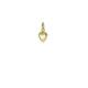 Medaille hart 9 karaat 0.50 gr 0.8 cm 