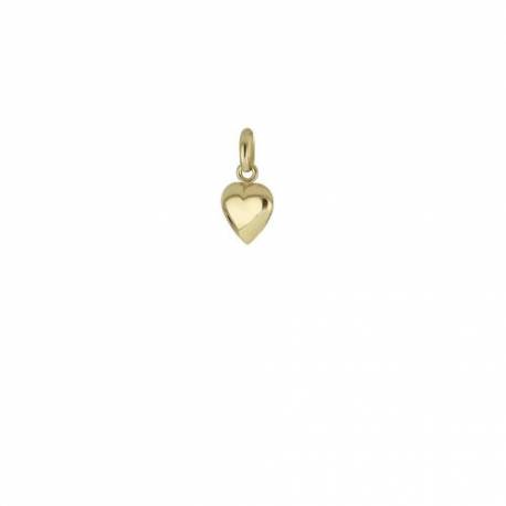 Médaille coeur 9 carats 0.50 gr 0.8 cm