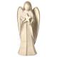 Ange avec étoile En Bois Sculpte 7 cm ton bois