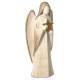 Ange avec étoile En Bois Sculpte 7 cm ton bois