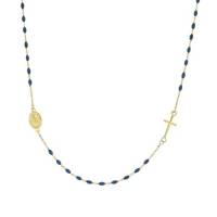 Collier chapelet or 9 carats 50 cm 1.5 gr