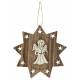 Hout kerstdecoratie om te hangen - Engel 