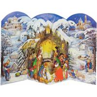 Christelijke adventskalender 26,5 x 35,5 cm 