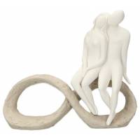 Couple "amour infini" 25 x 23 cm