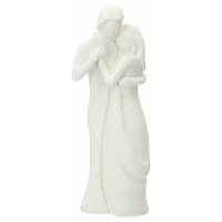 Couple 20 cm - résine blanche