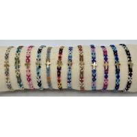 Braziliaanse armband met verguld stalen kruis 