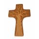 Croix en bois, arbre de vie, 29.5 x 20 cm