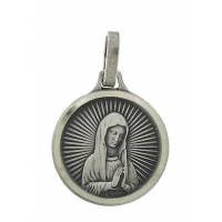 Médaille 12 mm Vierge Bx - Métal Agté