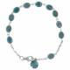 Armband-tientje Wonderdadige Medailles email blauw 