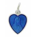 Médaille Vierge Priante - Email Bleu