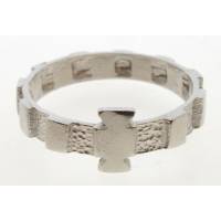 Bague-Dizainier Argent Rhodié