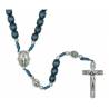 Chapelet sur corde Miraculeuse Bois bleu