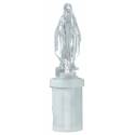 Lampe de cimetière Vierge priante avec 2 piles AA incluses