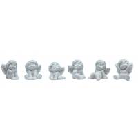 Ange assis 5 cm 6/set