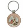 Porte-Clefs Bois naturel St Michel