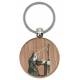 Porte-Clefs Bois naturel Ste Rita