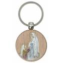 Sleutelhanger Hout Lourdes 