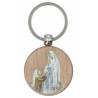 Porte-Clefs Bois naturel Lourdes