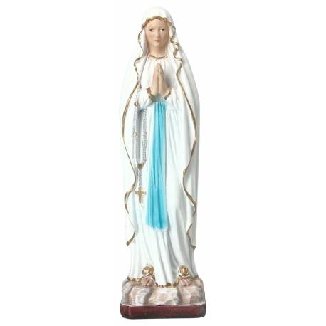 Beeld O.L.V Van Lourdes 20 cm in hars 