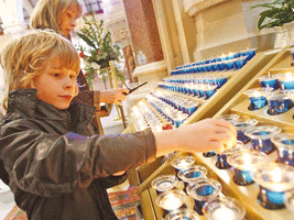 Bougie en Verre 100% Recyclé - CRECHE EMANY